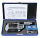 0-1/0-25mm x 0.00005/0.001mm Electronic, Digital Blade Micrometers, #2312-1010