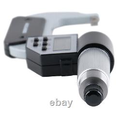 0-1/0-25mm x 0.00005/0.001mm Electronic, Digital Blade Micrometers, #2312-1010