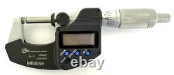 0-1 Coolant Proof Digital Micrometer. 0005 Ratchet Thimble Mitutoyo 293-344-32