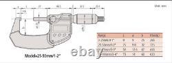 0-1 DIGIMATIC MICROMETER. 0005 with SPC OUTPUT MITUTOYO 293-180-30 NEW
