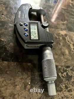 0-1 Mitutoyo 323-350 Digital Disc Mic SPC output