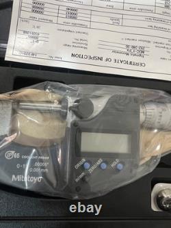 1PC Mitutoyo 293-340-30 Digital Micrometer, Inch/Metric