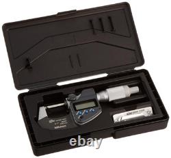 293-344-30 0-1 Coolant Proof Digital Micrometer. 0005 Ratchet Thimble Mitutoyo