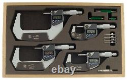 293-961-30 Mitutoyo Digital Micrometer Set 0-4