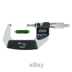 293 Series 2 to 3 SAE & Metric Digital Coolant-Proof Outside Micrometer