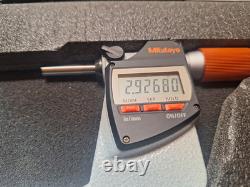 2-3 Range Mitutoyo Digital Outside Micrometer, IP65, LCD, 293-183-40