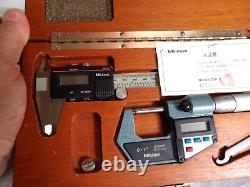 (2) Mitutoyo 293-765-30,500-351 Digital Micrometers WithCase