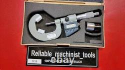 314-713-30 Mitutoyo V-Anvil Micrometer 1-1.6.00005 3 Flute Cutting Tool B38