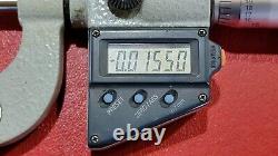 314-713-30 Mitutoyo V-Anvil Micrometer 1-1.6.00005 3 Flute Cutting Tool B38