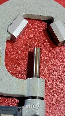 314-713-30 Mitutoyo V-Anvil Micrometer 1-1.6.00005 3 Flute Cutting Tool B38