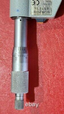 314-713-30 Mitutoyo V-Anvil Micrometer 1-1.6.00005 3 Flute Cutting Tool B38