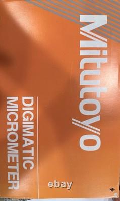 3- 4 Mitutoyo Digital Thread Pitch Micrometer 326-354-30 Starrett