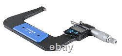 4-5 x 0.00005 Electronic Digital Micrometer 7 Keys, #AC21-5022