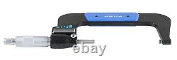 4-5 x 0.00005 Electronic Digital Micrometer 7 Keys, #AC21-5022