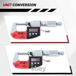 Absolute IP64 Origin Digital Micrometer, DMCA-0105 0-1/0-25mm, 0.00005 /0.0