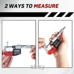 Absolute IP64 Origin Digital Micrometer, DMCA-0105 0-1/0-25mm, 0.00005 /0.0