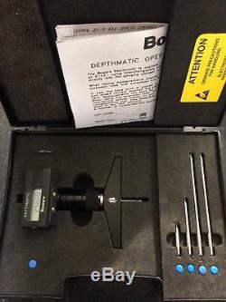 BOWERS Digital 0-300mm Or 0-12 Depth Micrometer Sylvac. Like Mitutoyo / Fowler