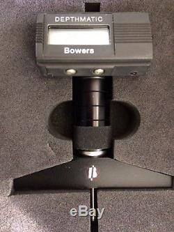 BOWERS Digital 0-300mm Or 0-12 Depth Micrometer Sylvac. Like Mitutoyo / Fowler