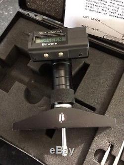 BOWERS Digital 0-300mm Or 0-12 Depth Micrometer Sylvac. Like Mitutoyo / Fowler