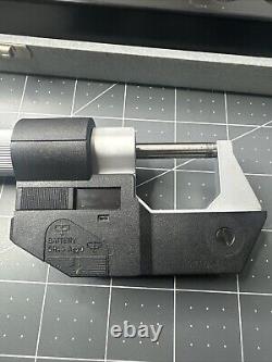 Brown & Sharpe 1-2 Digit-Mike Plus Digital Micrometer -Clean W Case 599-102