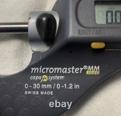 Brown & Sharpe Digital Micromaster Micrometer 0-1.2 Good Used Condition