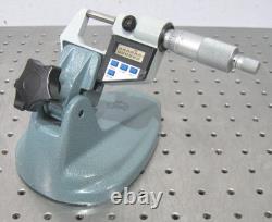 C200225 Mitutoyo 293-701 0-1 Digital Micrometer 0.00005/0.001mm with Tilt Stand