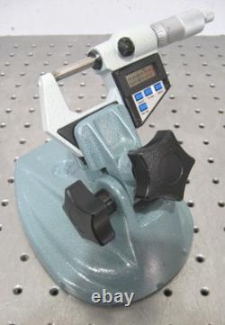 C200225 Mitutoyo 293-701 0-1 Digital Micrometer 0.00005/0.001mm with Tilt Stand