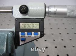 C200225 Mitutoyo 293-701 0-1 Digital Micrometer 0.00005/0.001mm with Tilt Stand