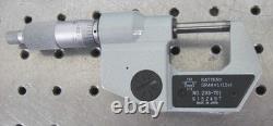C200225 Mitutoyo 293-701 0-1 Digital Micrometer 0.00005/0.001mm with Tilt Stand