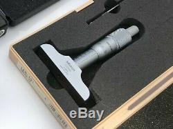 DEAL! Mitutoyo Digital Blade 0-15mm / 0-1, Depth, Spline Micrometer 0 25