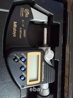 Digital Micrometer QuantuMike IP65 Inch/Metric, 0-1/0-25.4mm