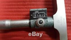 EXCELLENT MITUTOYO 0-150mm Digit Depth Micrometer. 01 Grad. Model 229-116(T127)