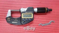 EXCELLENT MITUTOYO 0-1 Quantumike DIGITAL IP65 Outside Micrometer. 00005 Grad