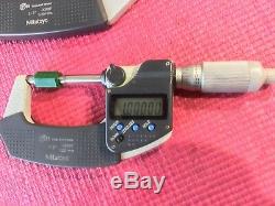 EXCELLENT MITUTOYO 0-3 Digital COOLANT PROOF IP65 Outside Micrometer. 00005 Grad