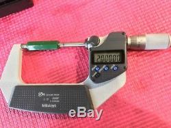 EXCELLENT MITUTOYO 0-3 Digital COOLANT PROOF IP65 Outside Micrometer. 00005 Grad