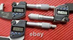 EXCELLENT MITUTOYO 0-3 Digital COOLANT PROOF IP65 Outside Micrometer. 00005 T89