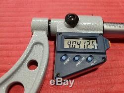 EXCELLENT MITUTOYO Digital Thread outside Micrometer 3-4 Resolution. 0001 (P500)
