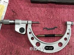 EXCELLENT MITUTOYO Digital Thread outside Micrometer 4-5 Resolution. 0001 (P290)