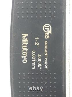 (E-3456) Mitutoyo IP65 Digital Micrometer Lot 1-2 3-4 5-6 For Parts or Repair