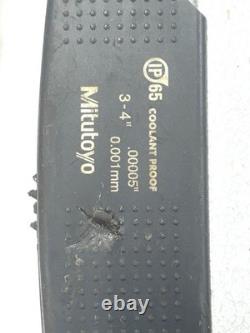 (E-3456) Mitutoyo IP65 Digital Micrometer Lot 1-2 3-4 5-6 For Parts or Repair