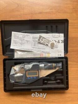 Exprres NEW Mitutoyo Digital Micrometer QuantuMike MDE 25MX (293-140-30) japan