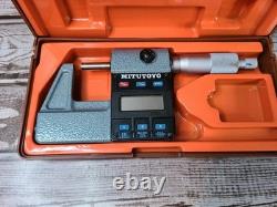 FOR PARTS AS IS Lot Of 4 Mitutoyo 293-311 MD-1M Digimatic Micrometer In Cases