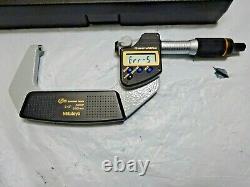 FOR PARTS! Mitutoyo QuantuMike 2 Min Carbide-Tipped IP65 Electronic Micrometer