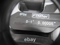 FOWLER 0-1 Electronic Micrometer 54-850/680 LCD. 00005