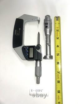 F-6805 Mitutoyo 1-2 IP65 Digital Point Micrometer 342-362-30 Coolant Proof F-6805 Mitutoyo 1-2 IP65 Digital Point Micrometer 342-362-30 Coolant Proof