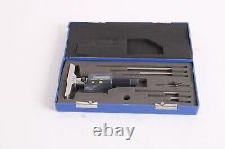 Fowler High Precision 0-6/0-150mm IP54 Electronic Depth Micrometer Full Kit