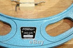 Fowler by Mitutoyo Digit Counter Outside Micrometer 200-225mm / 0.001mm
