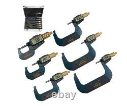 IGaging Electronic Micrometer 0-6 Set IP54 EZ Data Bluetooth X-large Display