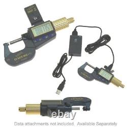 IGaging Electronic Micrometer 0-6 Set IP54 EZ Data Bluetooth X-large Display