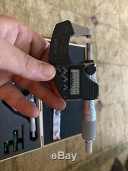 IP65 Mitutoyo digital Micrometer Set Coolant Proof